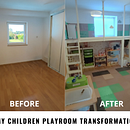 My children´s playroom transformation. Design de IA, Interiores, Design de interiores, Design 3D e Motion com IA, Visualização arquitetônica, Inteligência Artificial, Design digital, e Geração de Imagens projeto de Kristýna Hrášková - 27.10.2025