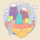 Mountain Diorama . Design de caractere, Ilustrație digitală, Manga, Desen, Desen digital și Design digital de Bjanka Maletin - 10.27.2025