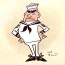 Marinero Cartoon . Desen, Design de caractere & Ilustrație tradițională de Juan Millán Bruno - 10.27.2025