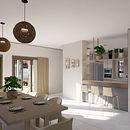 Interior los 4 hermanos. Un projet de Illustration traditionnelle, Illustration numérique, Photographie, 3D, Création d'accessoires, Marketing digital, Modélisation 3D, Décoration, Carnet de croquis, Décoration d'intérieur, Architecture, Design d'espace, Architecture d'intérieur, Illustration naturaliste, Architecture numérique, ArchVIZ, Pa, sagisme , et Animation avec IA de nguzman0006 - 30.10.2025