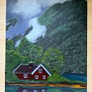 Acrylic Landscape . Pictura de Elizabeta Anastasova - 10.30.2025