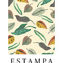 Estampa Folhas . Design, Design vestimentar și Design de model de Juliana Gomes - 11.04.2025