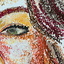 Pastel Portraiture with warm colors . Desen artistic, Desen, Arte plastice, Ilustrație tradițională și Desen de portret de Sindhu - 11.05.2025