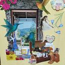 Janela para o mundo. Un progetto di Collage, Illustrazione tradizionale, Illustrazione digitale, Illustrazione editoriale, Narrativa, Stor e telling di Katya Barros - 07.11.2025