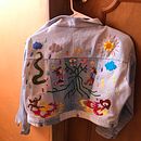 Chamarra bordada. Arts, Crafts, Embroider, Fiber Arts, and Textile Design project by Angeles Olivares - 11.11.2025