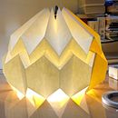 LOTUS ORIGAMI LAMPSHADE . Un proyecto de Artesanía, DIY, Diseño, Decoración de interiores, Papercraft, Paisajismo y Pattern Design de khaled Messaoud - 15.11.2025