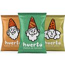 Huerto: snacks saludables . Ambalaje, Design grafic, Design de logo, Br & ing și identitate de Irene Cantero Moreno - 11.16.2025