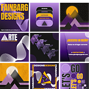 FAINBARG DESIGNS. Un progetto di Br, ing, Br, identit, Design, Design di loghi, Graphic design, Design tipografico e Tipografia di Rodrii Fainbarg - 20.11.2025