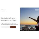 Landing Page - Estudio de Yoga. Un proyecto de Diseño digital, Diseño de apps, Diseño mobile, UX / UI, Diseño Web y Diseño de producto digital de Noe Audisio - 22.11.2025