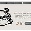 Centella Barber shop and Spa masculino. Projekt z dziedziny Br, ing i ident, fikacja wizualna, Projektowanie graficzne, Projektowanie dla portali społecznościow, ch i Web design użytkownika Ivany C. Rengifo Matos - 22.11.2025
