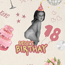 18' b-day. Criatividade, Ilustração digital, e Design gráfico projeto de Inés Bartolomé Alarte - 23.11.2025