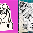 Superyó . Ilustrasi Tinta, Membuat sketsa, Gambar Pensil, Dan Buku sketsa proyek oleh JO CRISTIANI - 11.25.2025