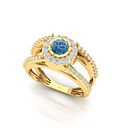 Aqua Royale Ring. Un proyecto de Modelado 3D, Diseño 3D, Diseño de jo y as de Pedro Lucas - 27.11.2025