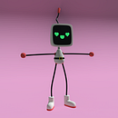 ROBOTO . % bahrtz tarafından hazırlanan Karakter Tasarımı, Ürün Tasarımı, Hareketli Grafikler, Ve 3D Modelleme projesi - 11.27.2025