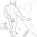 Anatomía de Superheroes - Proyecto final (Portada Issue 5 de mi cómic). Comic, Pencil Drawing, Character Design, Traditional illustration, and Figure Drawing project by Daniel Vergara Herrera - 11.28.2025