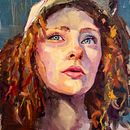 Portrait Following Torsten's Tutorial. Een project van  Beeldende kunst, Traditionele illustratie,  Olieverfschilderij y Schilderij van Pj Lalli - 28.11.2025