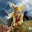 VALKYRIE. Een project van Ontwerp van personages, Digitale tekening, Digitale illustratie y  Digitaal schilderij van David Roi Corral Naveira - 28.11.2025