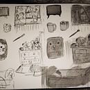 Sketchbook fillers. Desenho, Artes plásticas, Ilustração tradicional, Sketchbook, e Esboçado projeto de Harmony Lowe - 29.11.2025