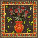 TULIPAS DE OUTONO. Projekt z dziedziny Ilustracja c, frowa, Projektowanie mod, Trad, c, jna ilustracja, Pattern design, Wzornictwo tekst i liów użytkownika eli_fernandes - 01.12.2025