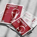 Periódico Minuto 90. Un progetto di Design, Design editoriale e Illustrazione vettoriale di Joaquín Amador Intriago - 02.12.2025