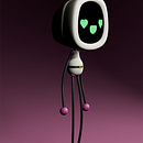 Pink Blue Robot . Design de caractere, Design de produs, Grafică în mișcare și modelare 3D de ljf_ - 12.03.2025