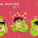 Storybook Illustration - Anaya, Misu and their Fireflies Adventure! . Un progetto di Illustrazione infantile, Design editoriale, Illustrazione tradizionale, Management, produttività, Narrativa, Albo illustrato, Gestione di un portfolio, Stor e board di Molly - 05.12.2025