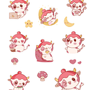 Proyecto kawaii: Taurut . Manga, Desain Karakter & Ilustrasi tradisional proyek oleh Lucía Durán - 12.08.2025