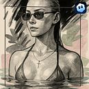 [SORA & ImageFx Post #75] Portrait Drawing With AI + FREE! Domestika Coupon - 10% Descuento Domestika - Portrait Illustrations + FREE! 200+ Procreate Brushes #portraits #brushset #domestika #procreatebrushes #freebrushes #COUPON #descuento. Un progetto di Illustrazione tradizionale, Illustrazione digitale, Disegno, Artigianato, Graphic design, Belle arti, Character design, Pittura, Pittura ad acquerello, Fashion design, Disegno digitale, Direzione artistica, Disegno a matita, Bozzetti, Content marketing, Disegno di ritratti, Pittura digitale, Pittura ad olio, Progettazione con IA, Animazione con IA, Programmazione IA, AR e VR con IA, Design 3D e Motion con IA, Editing Foto e Video con IA, ChatGPT, Testo e Stor, telling con IA, Intelligenza Artificiale, Disegno anatomico e Disegno realistico di Rod Lovell - 10.12.2025
