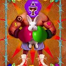 Sweet Boxer, collage piece with photographic, 2D and 3D elements. Un progetto di Design digitale, Illustrazione digitale, Graphic design e Design di poster  di Antonio Panico - 10.12.2025