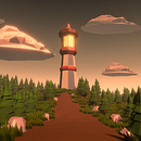 El Faro del Bosque - Escenario Lowpoly . 3D, Dan pemodelan 3D proyek oleh La Marsupial - 12.13.2025