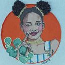 Chica moñetes . Bordir, Lukisan, Lukisan Cat Air, Dan Desain Tekstil proyek oleh Esther Amorós - 12.14.2025