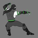 Course project: Ninja  . % Samantha Avila tarafından hazırlanan Çizgi roman, Karakter Tasarımı, Şekil Çizimi, Dijital İllüstras, on, Ve Dijital Çizim projesi - 12.19.2025