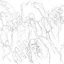 A journey through hands . Menggambar, Ilustrasi Tinta, Buku sketsa, Gambar Pensil, Dan Membuat sketsa proyek oleh Riccardo Facchin - 12.22.2025