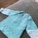 Mi jersey de bebé. Un proyecto de Diseño de moda, Tejido, Tejido de punto y Diseño textil de Clara Pereira - 23.12.2025