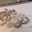 Cartoon by FJRall . % Felicia Rall tarafından hazırlanan Çizim, Karakter Tasarımı, Geleneksel illüstras, Ve on projesi - 12.24.2025