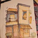 Diseño arquitectónico con marcadores . Ilustrasi Arsitektur, Menggambar, Ilustrasi Tinta, Buku sketsa, Dan Membuat sketsa proyek oleh Maryam Sosa - 12.26.2025