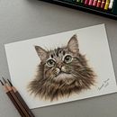 Retrato de Billie  . Ilustrasi tradisional & Ilustrasi Naturalistik proyek oleh Anaid Eguía - 12.27.2025