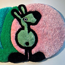 Wandteppich "Wende dein Gesicht der Sonne zu...". Punch needle projeto de Sabine-Ines Reip - 02.01.2026