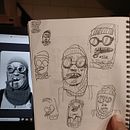 My course with Puño. Projekt z dziedziny R, sunek ołówkiem,  R, sunek, Kreat, wne zabaw, z dziećmi i Sketchbook użytkownika Rémy Bigot - 04.01.2026