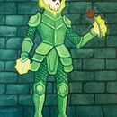 The Emerald Knight. Un progetto di Character design, Illustrazione infantile, Disegno, Pittura e Pittura ad acquerello di Karina Rosales - 08.01.2026