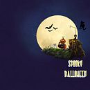 Spooky Night . Ilustrație digitală de Jenny Kallio - 01.11.2026