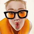 Digital Portrait. Un projet de Dessin artistique, Dessin numérique, Dessin, Beaux Arts, Dessin au cra, on , et Dessin de portrait de Fabian Artunduaga - 12.01.2026