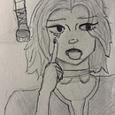 Kate . Desen, Desen în creion, Desen realist, Figura Desen și Schițe de monseali - 01.12.2026