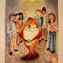 A fish out of Water. Traditional illustration, and Drawing project by wanderinghound - 01.12.2026