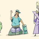 Character design. Un proyecto de Diseño de personajes, Dibujo, Dibujo anatómico e Ilustración tradicional de Nathália Ehl - 12.01.2026