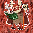 Il diavolo sa di più perché è vecchio che perché è il diavolo.. Un progetto di Illustrazione digitale di Brenda Ballestero - 13.01.2026