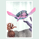 DISAPPOINTED WILDLIFE _Kemp’s Ridley Sea Turtle. Un proyecto de Motion Graphics, Animación 3D e Ilustración digital de Ernex - 13.01.2026