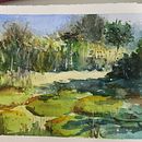 Vitória Régia . Seni Rupa, Lukisan, Dan Lukisan Cat Air proyek oleh Ana Valeria Chaves - 01.13.2026