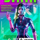 PORTADA REVISTA SYNTH . Ilustrație digitală, Fotomontaj și Design editorial de Martin Corella - 01.14.2026