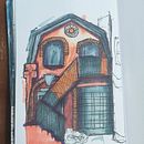 finally did this . Ilustrasi Arsitektur, Menggambar, Ilustrasi Tinta, Buku sketsa, Dan Membuat sketsa proyek oleh isivalderrama8 - 01.16.2026